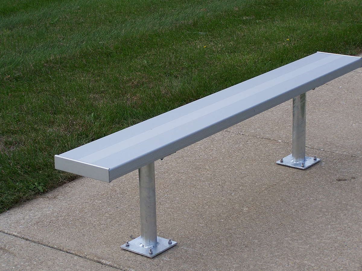 Galvanized Bench/Team Bench Without Back