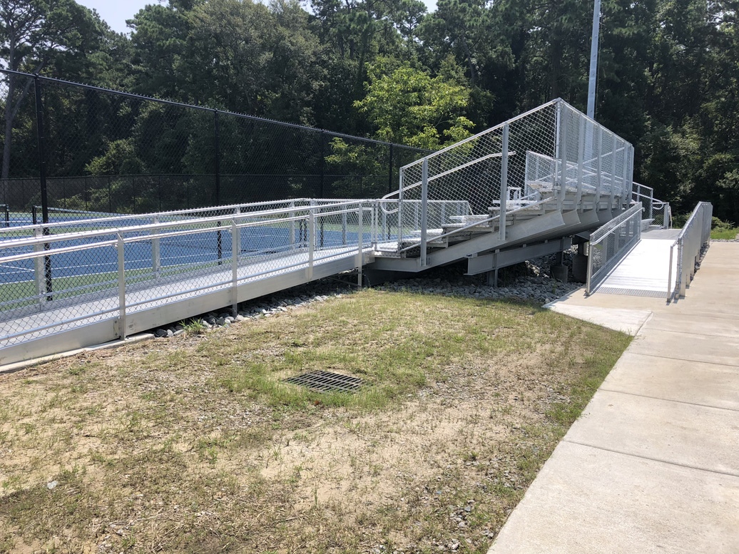 accessible bleacher seating 
