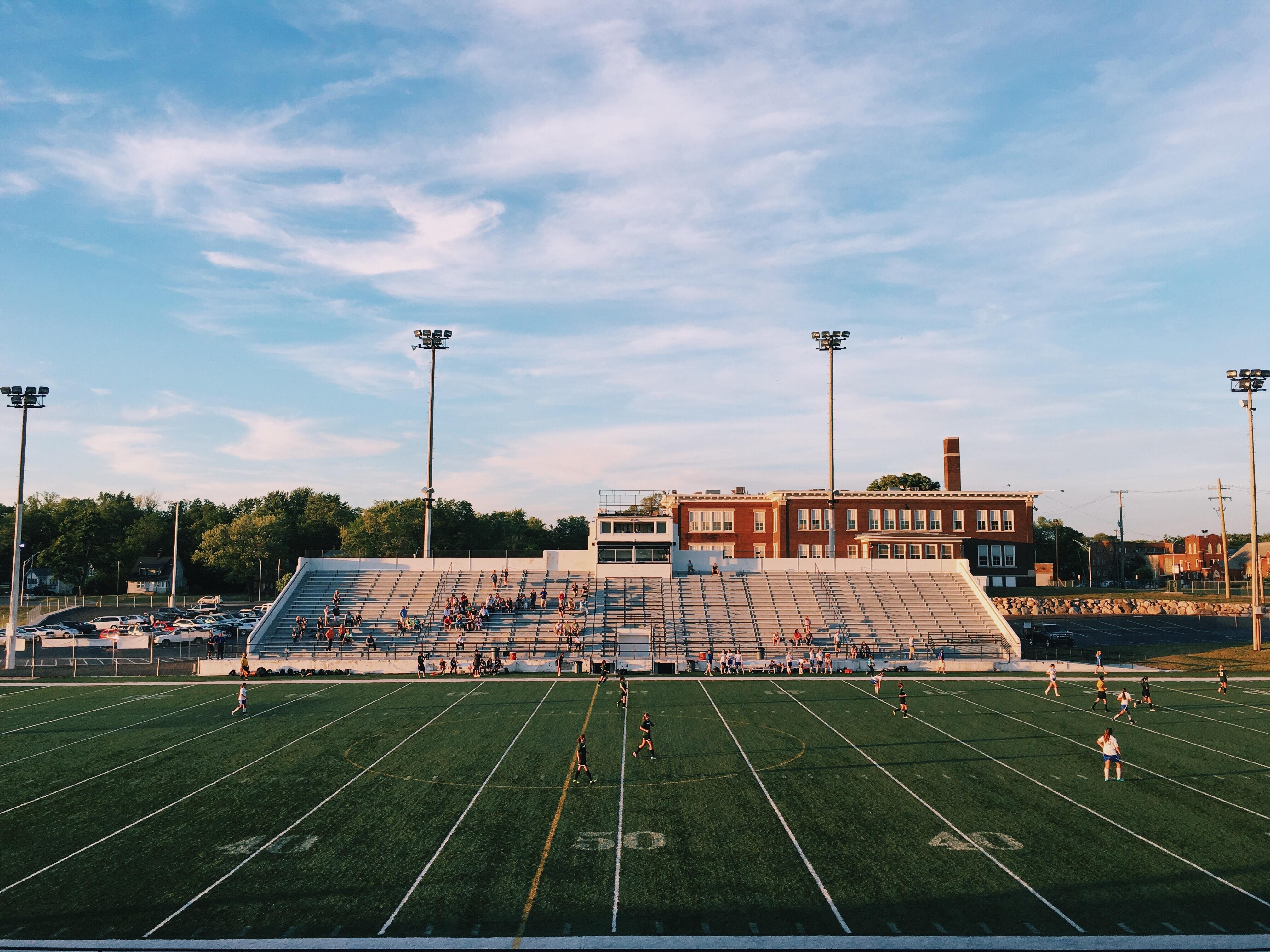 High School Baseball Bleachers